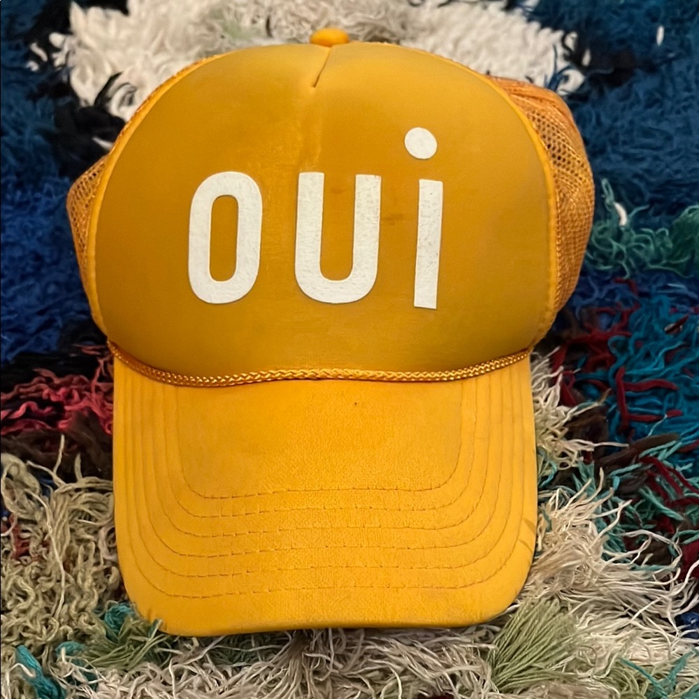 Clare V  'Oui' Trucker Hat